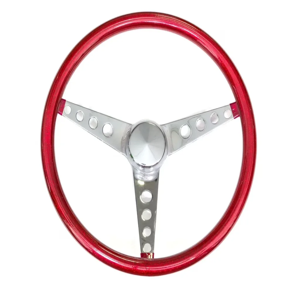 Steering Wheel red 15" 4 lb