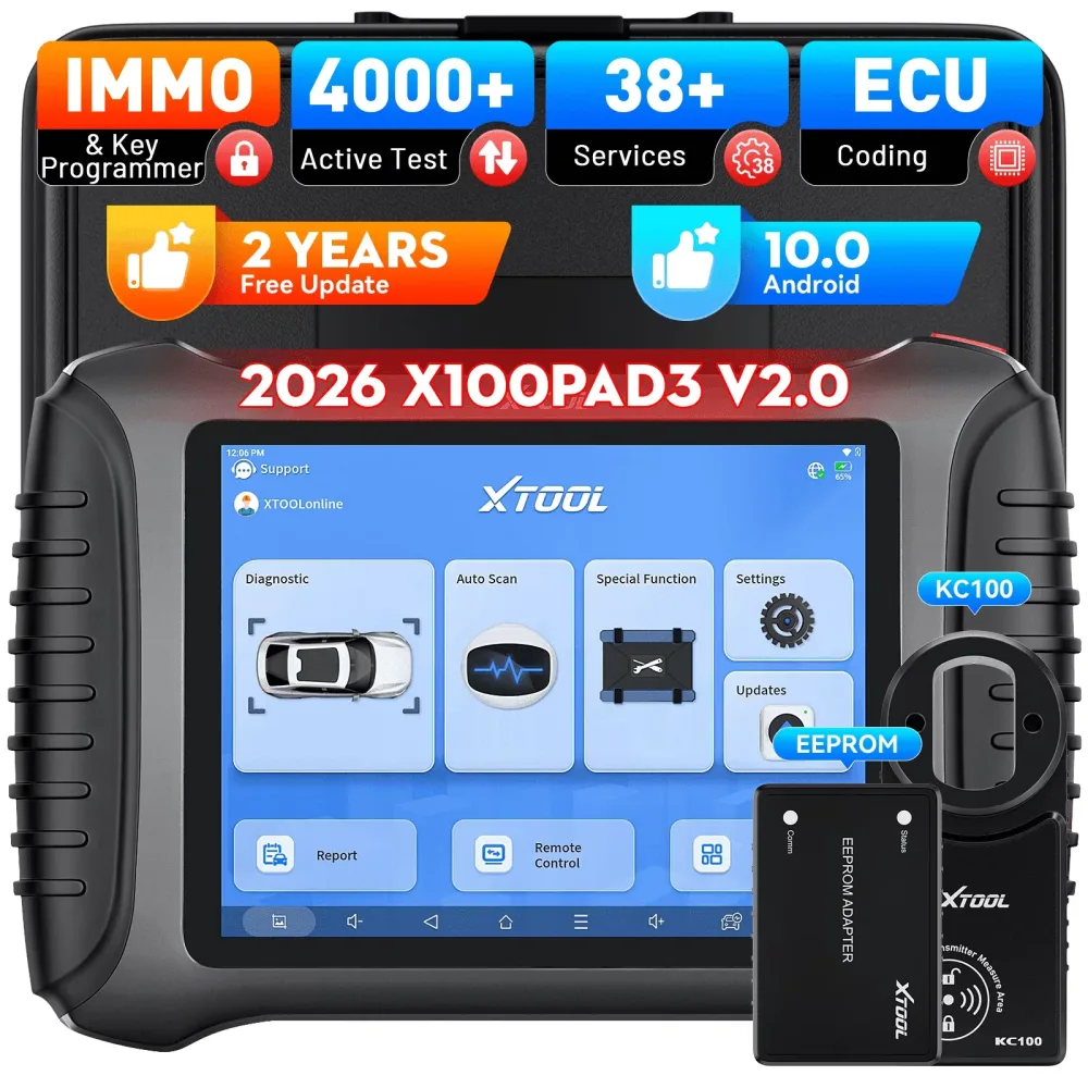 Scan Tool 7.3v 8 in black