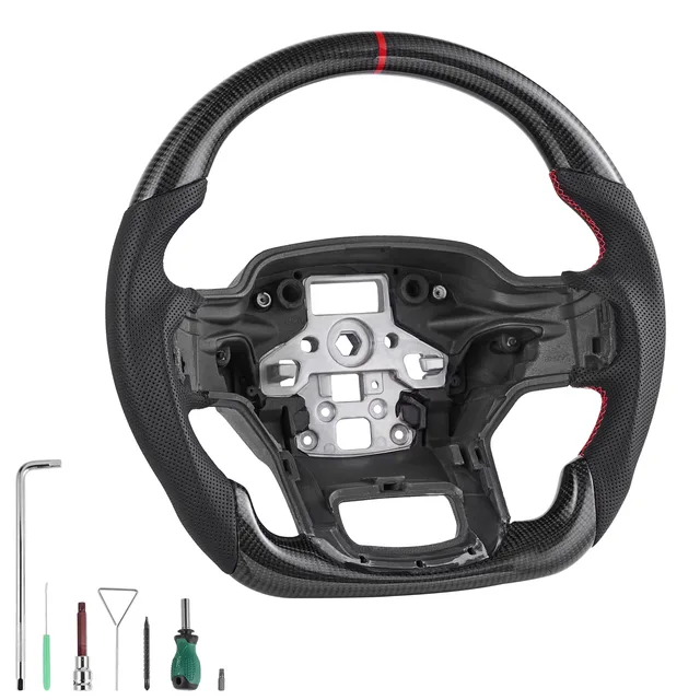 Steering Wheel black 4.75 in 120.65 mm