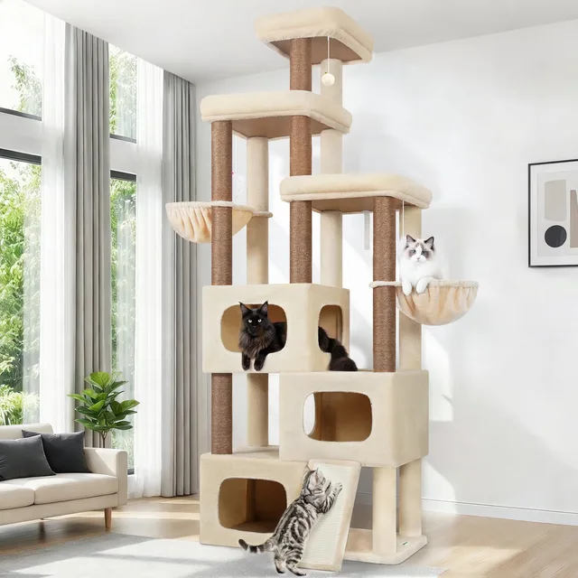 Furniture & Enrichment 85in beige 85 inch