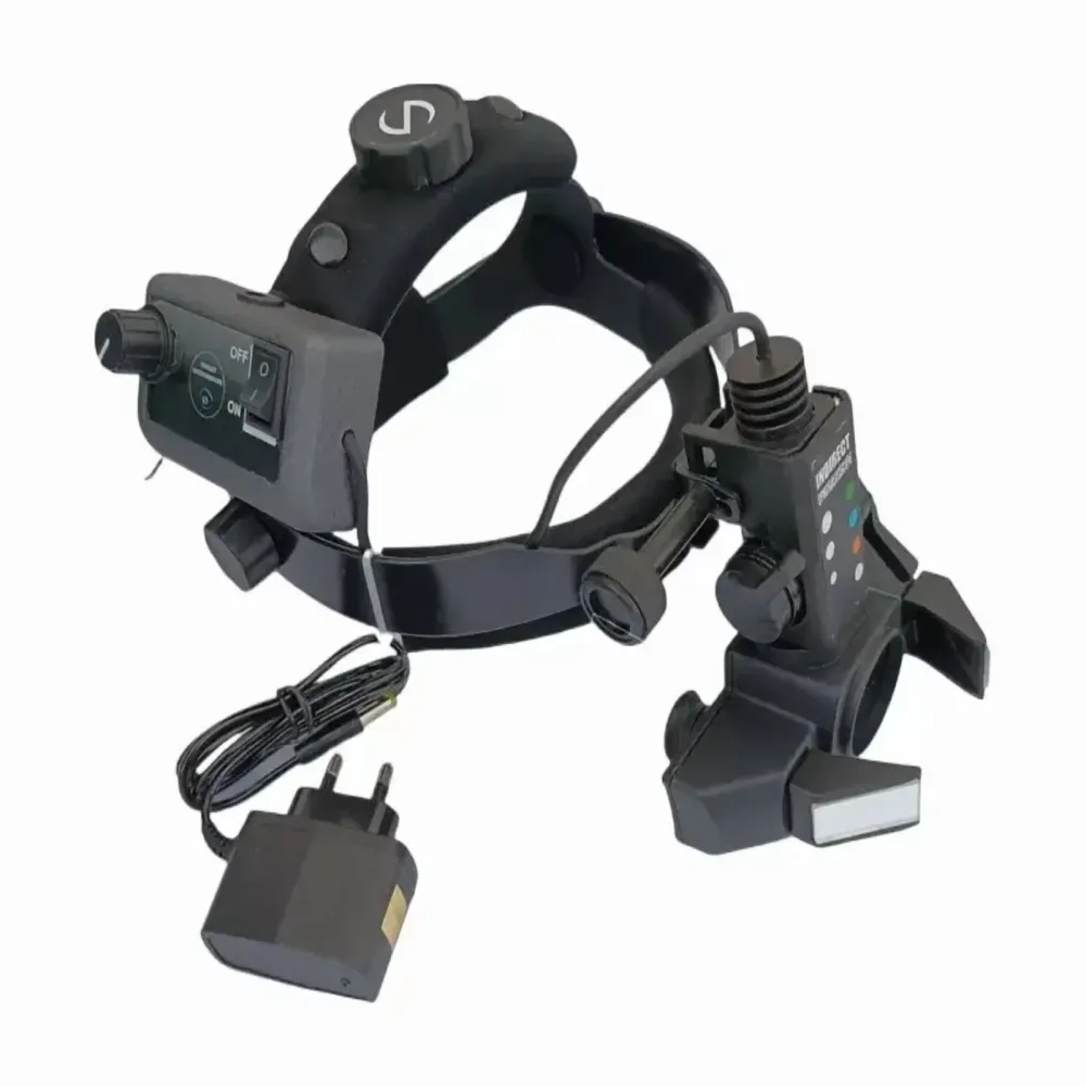 Binocular blue green silver