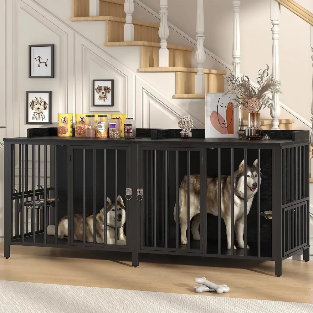 Dog Crate 63 inch 78.7 in brown
