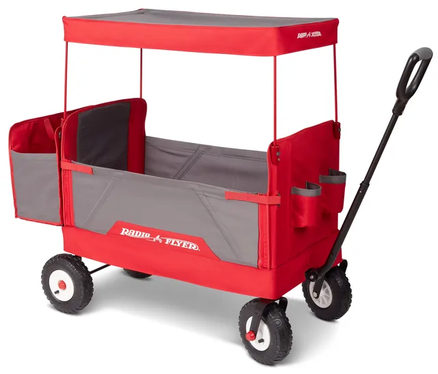 Wagon red gray 150 lbs