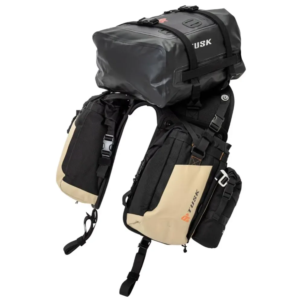 Rackless Luggage black tan 22 liter