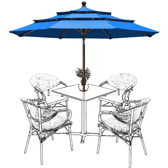 Patio 9ft blue 1.5"