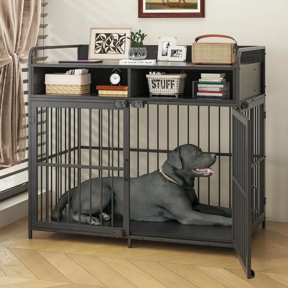 Dog Crate 24 inches black 41.7"