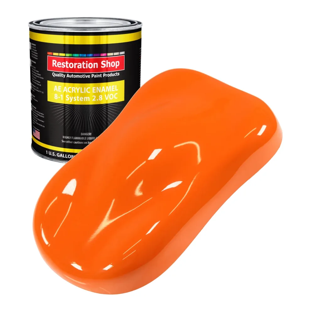 Auto Paint orange 1 gallon 1 quart