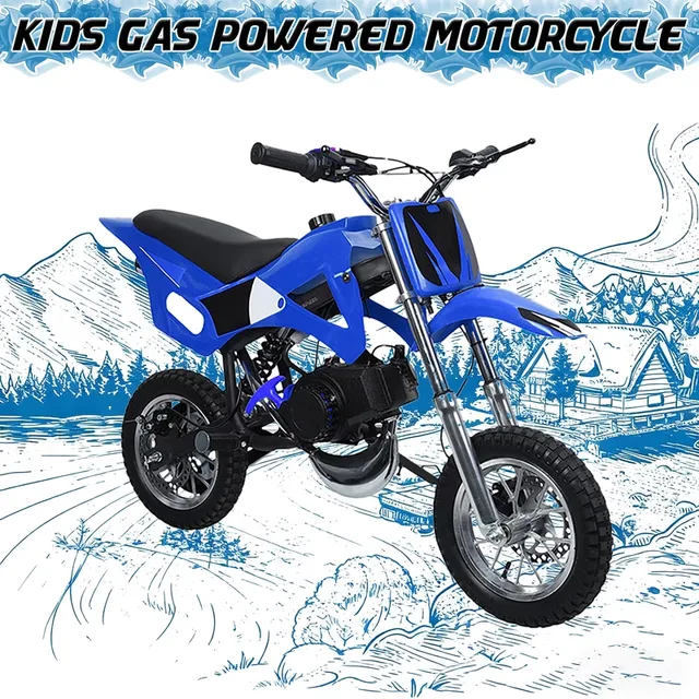 Dirt Bike blue 330lbs 120cm