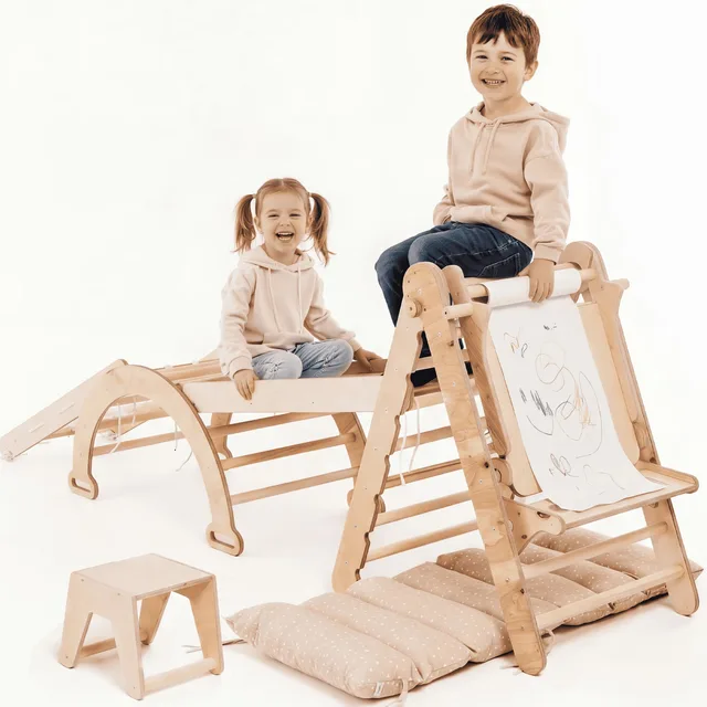 Climbing Frame 6 pack foldable beige