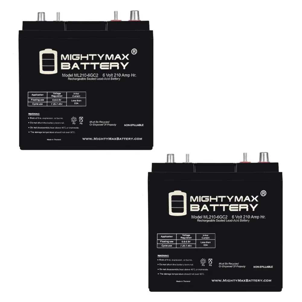 Battery 6v 2 pack 6 volt
