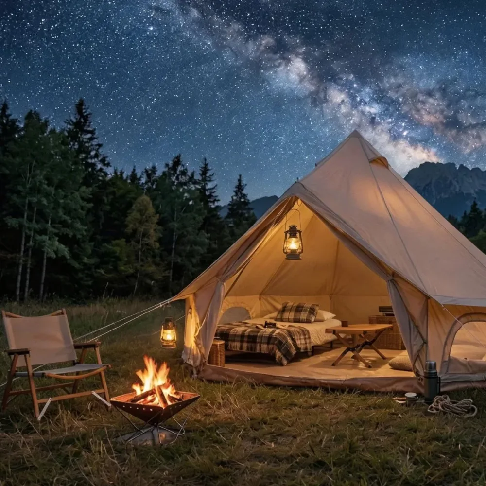 Bell Tent 9.8ft 118.10" 78.75"