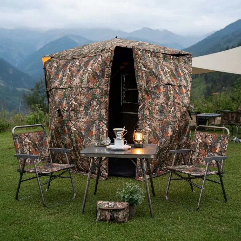 Hunting Blind 3-4 person orange 19.5 lbs