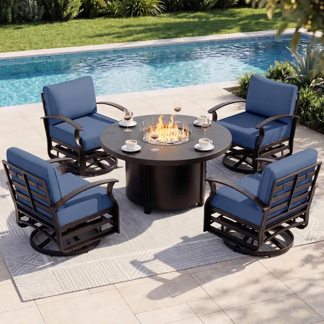 Patio Conversation 48" blue