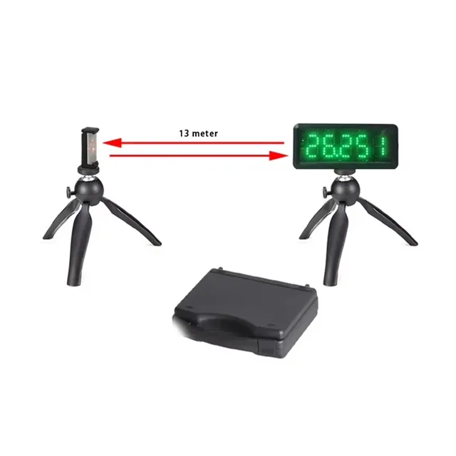 Battery led wireless green