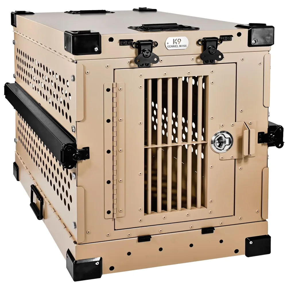 Dog Crate beige heavy-duty
