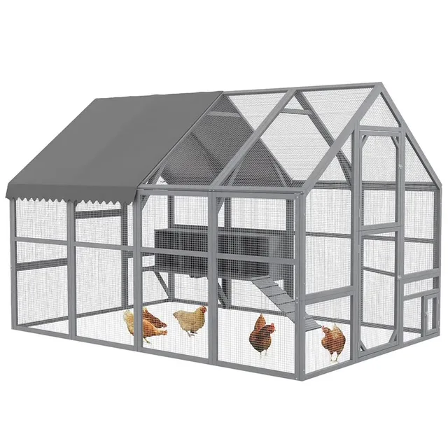 Chicken Coop gray 0.5" 9.8"