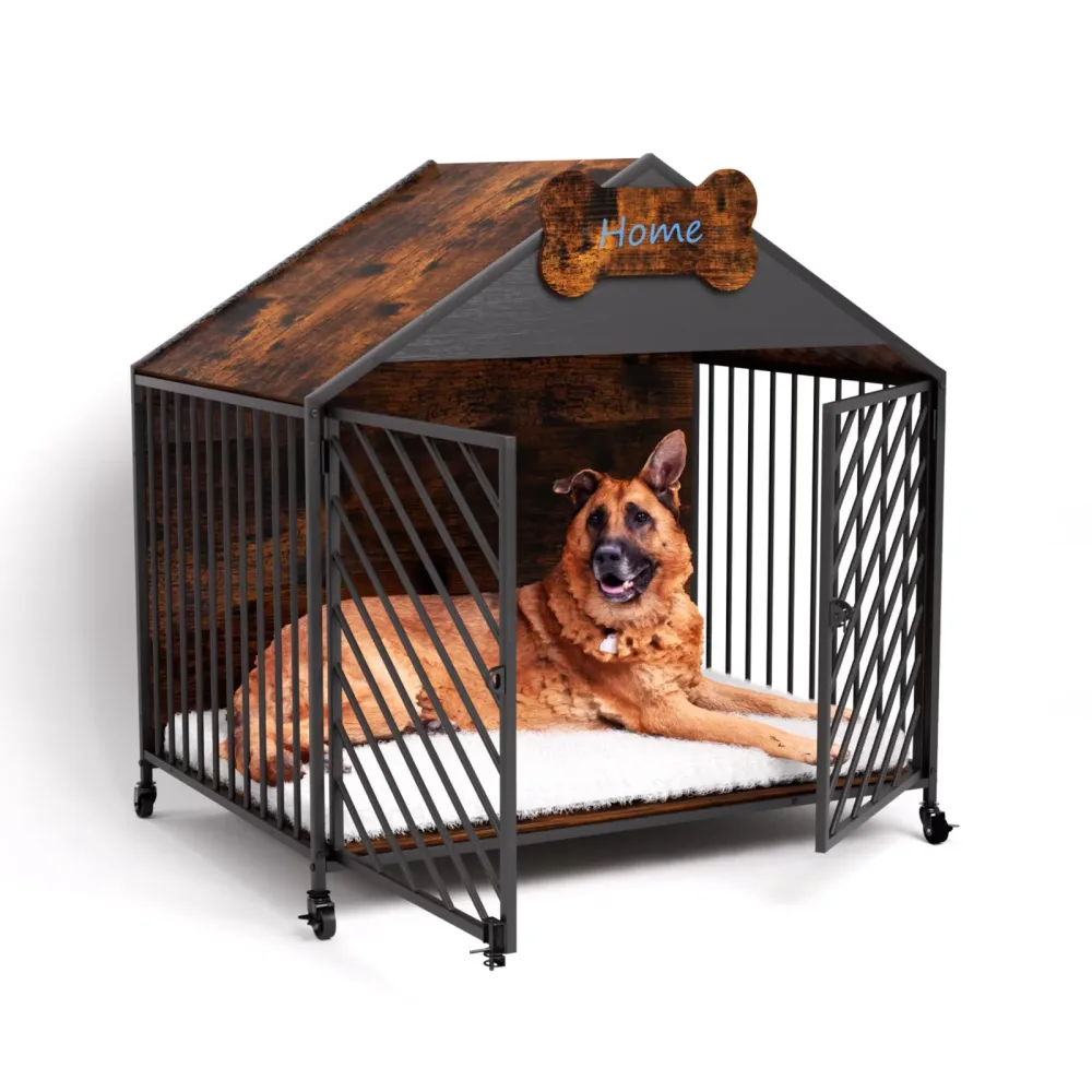 Dog Crate 32" brown 200lbs