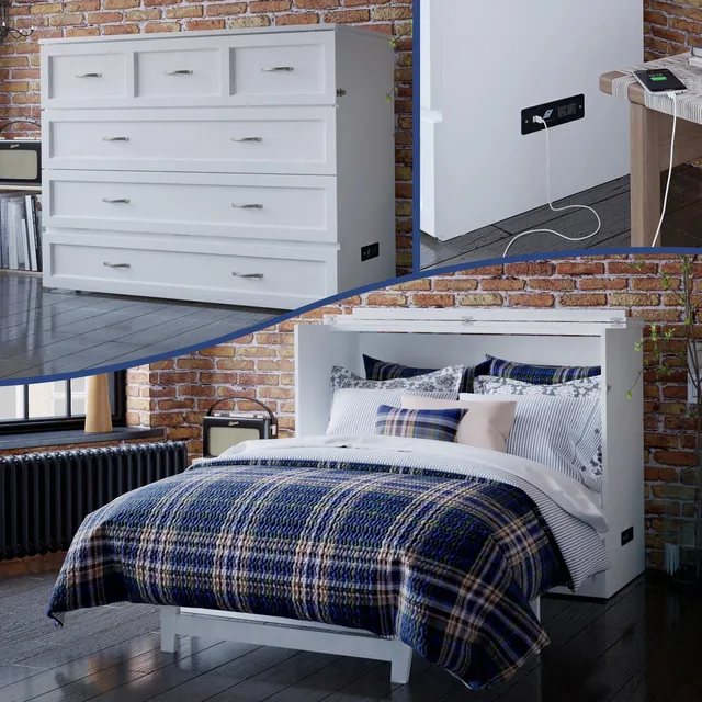 Bed white 6" 5"