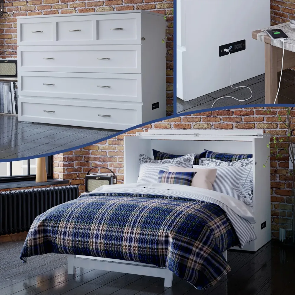 Bed white 6" 5"