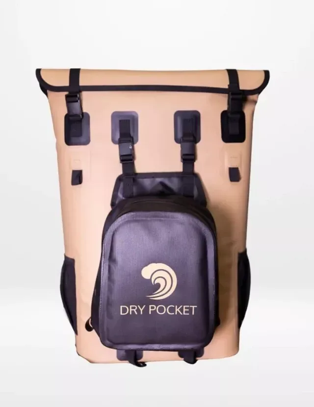 Bag waterproof tan 100 feet