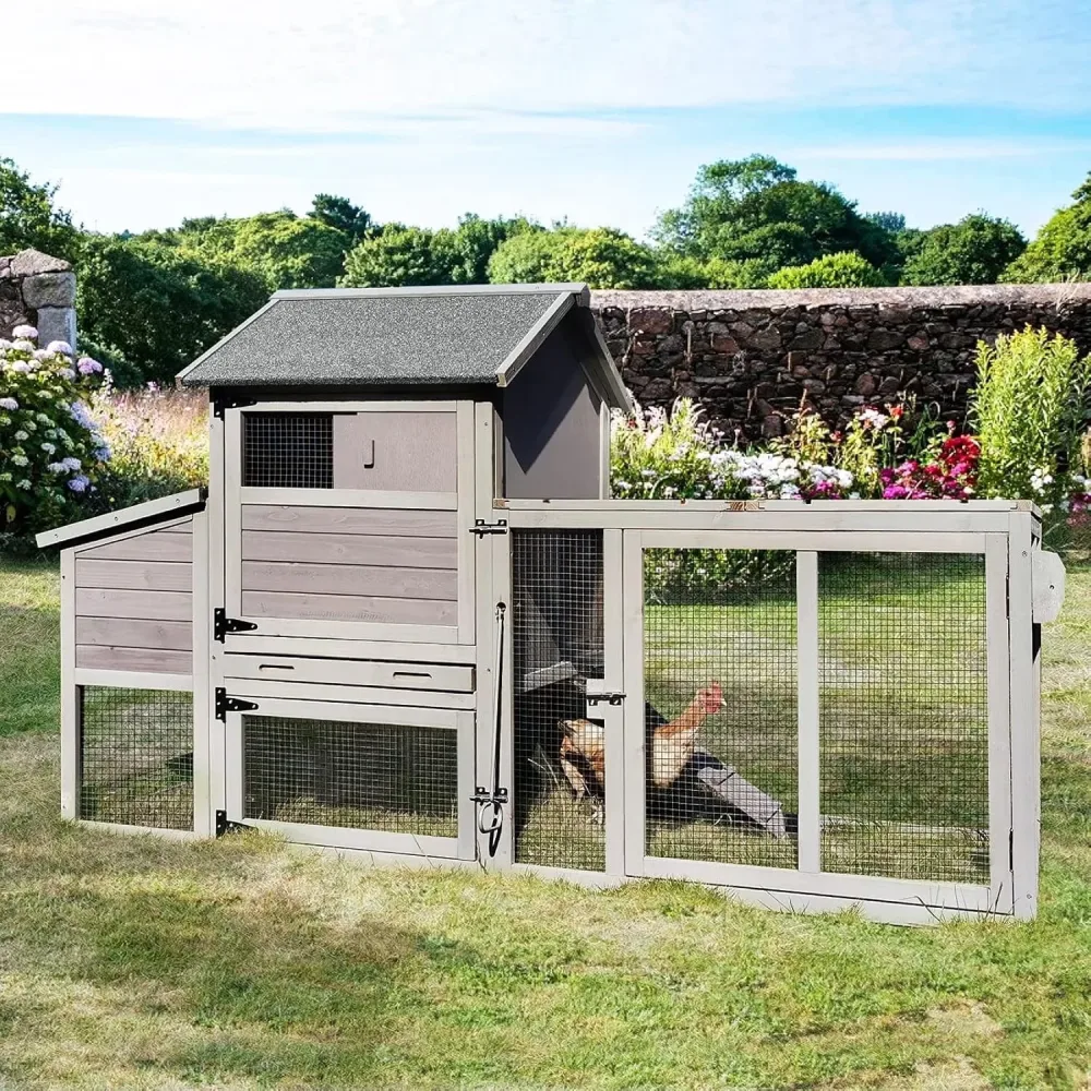 Chicken Coop 67.3" weatherproof 36.8"