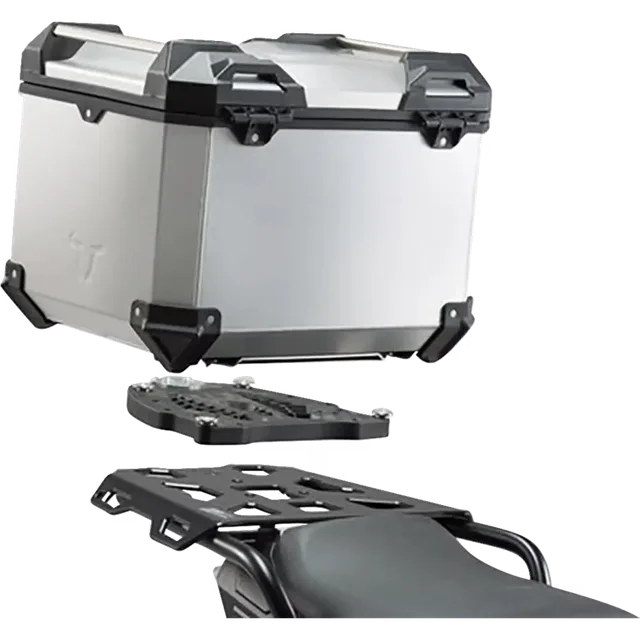 Motorcycle Luggage silver 38 liter 1.5 mm