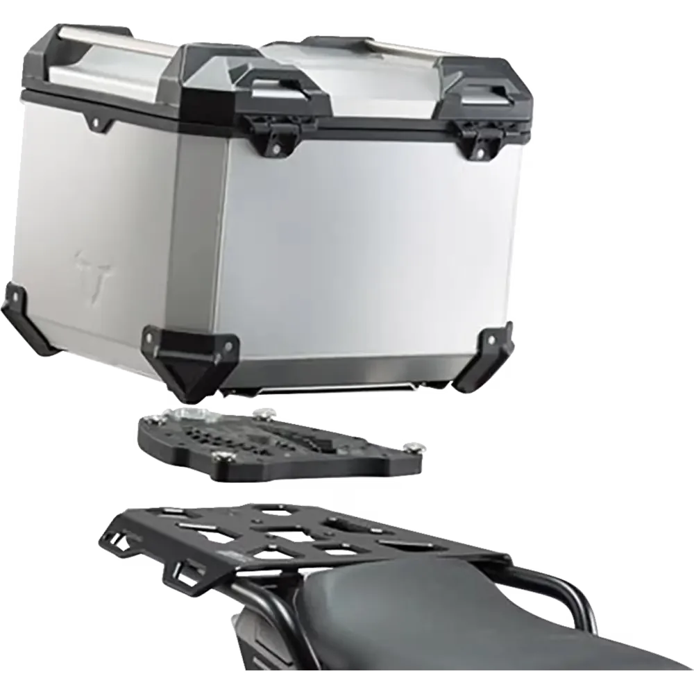 Motorcycle Luggage silver 38 liter 1.5 mm