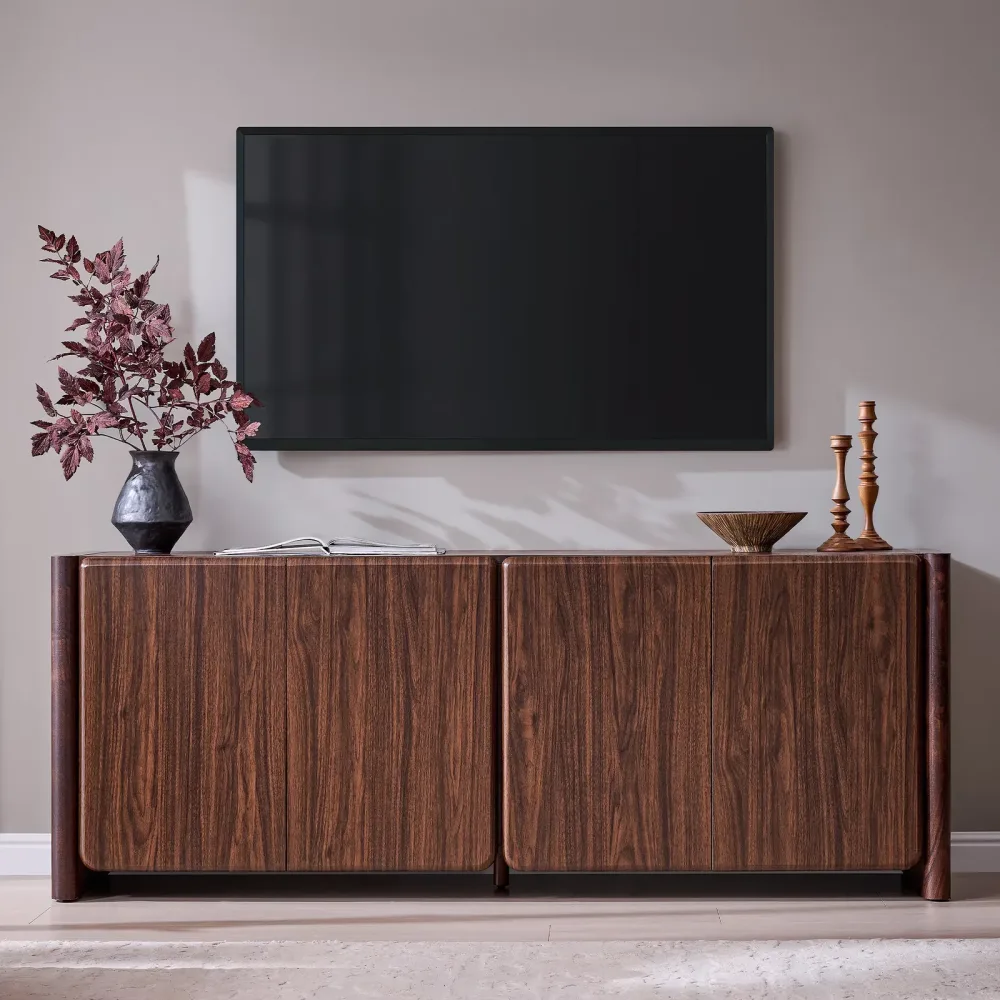 Living Room 70 inch adjustable brown