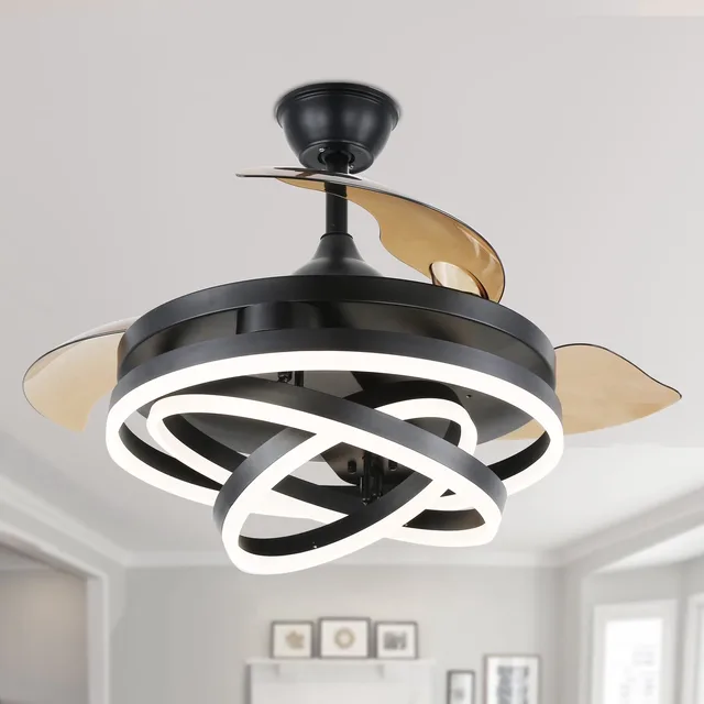 Ceiling Fan 42 inch led black