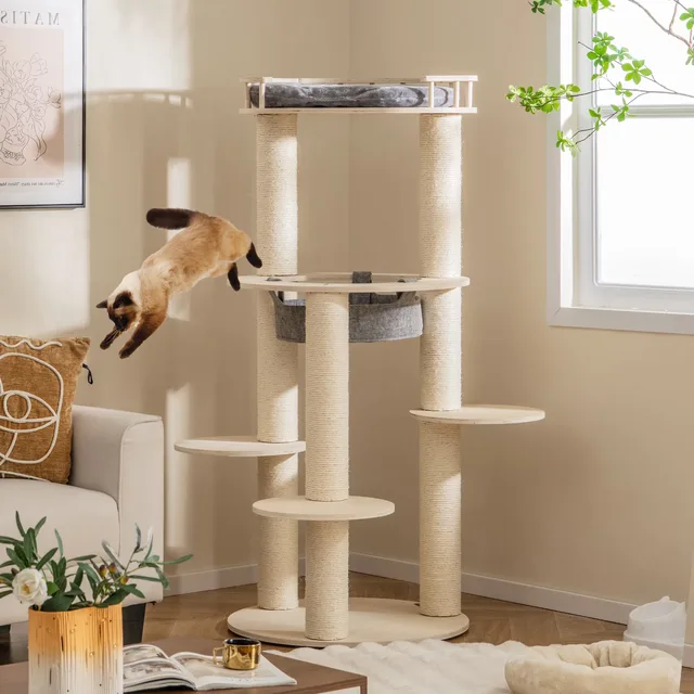 Furniture & Enrichment 59" beige 3"