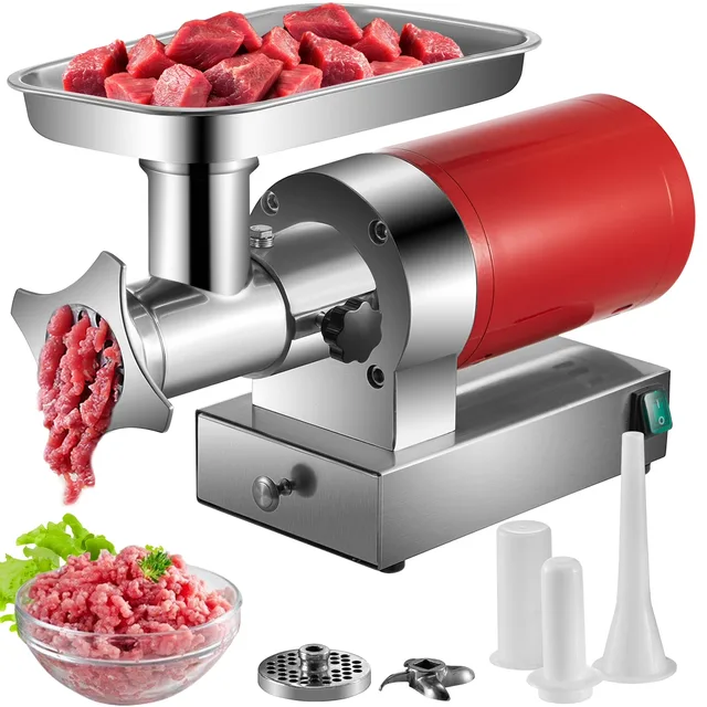 Meat Grinder 661 lbs 1.5 hp red