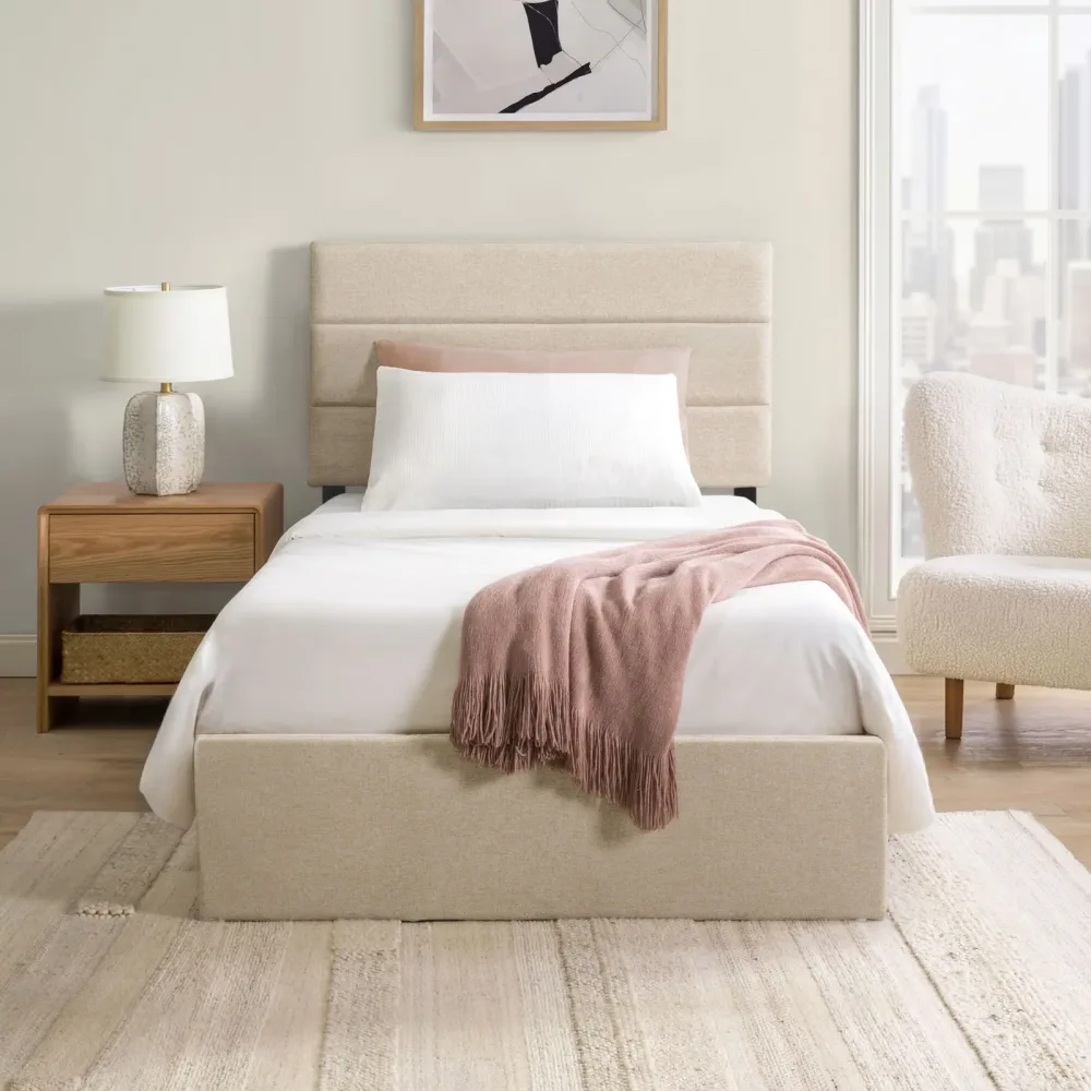 Storage adjustable beige 38 in