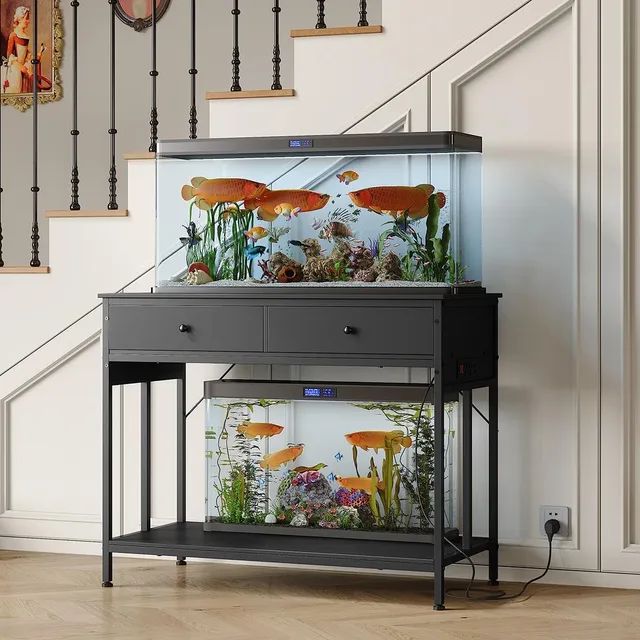 Aquarium Stand 40-50 gallon 660lbs adjustable