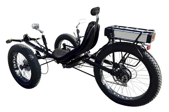 Bike folding black 48v