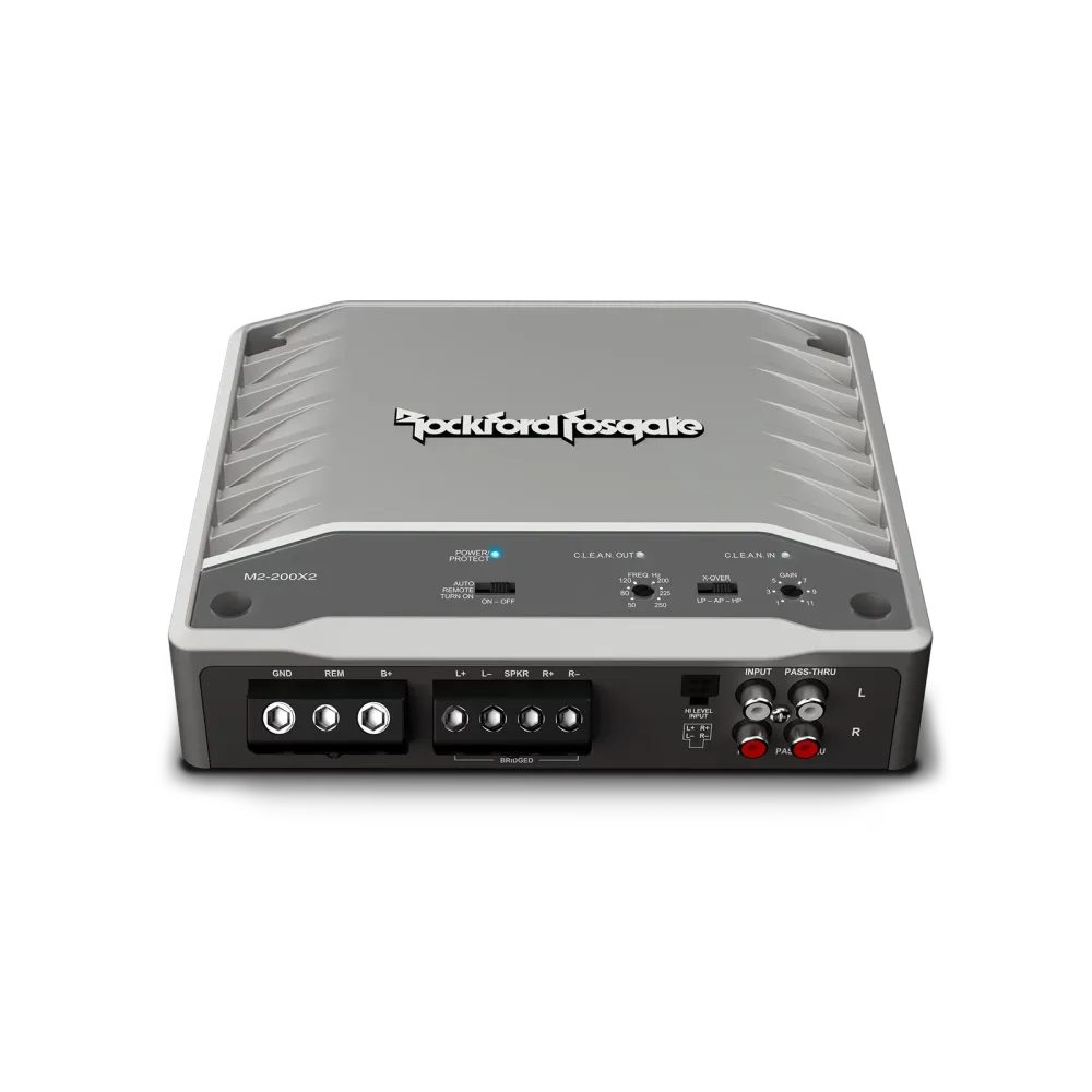 Amplifier 2 channel 200 watt 7"