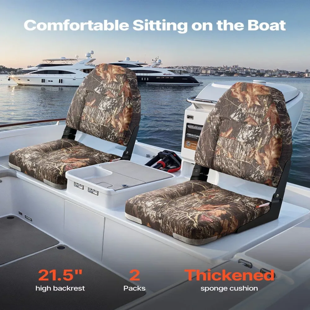 Boat Seat folding 5.3" heavy-duty