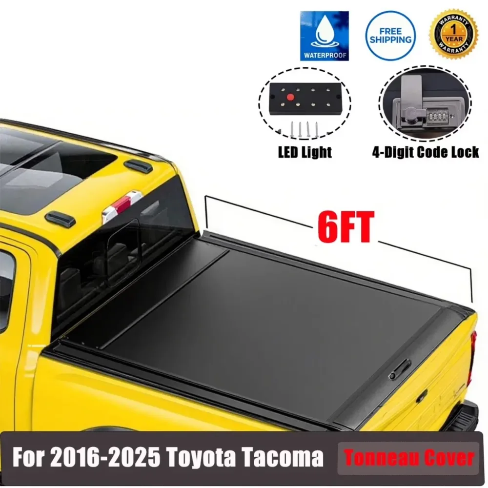 Tonneau Cover 6ft 73.7" 500 lb