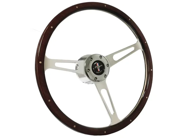 Wood Steering 15 inch 70mm 15"