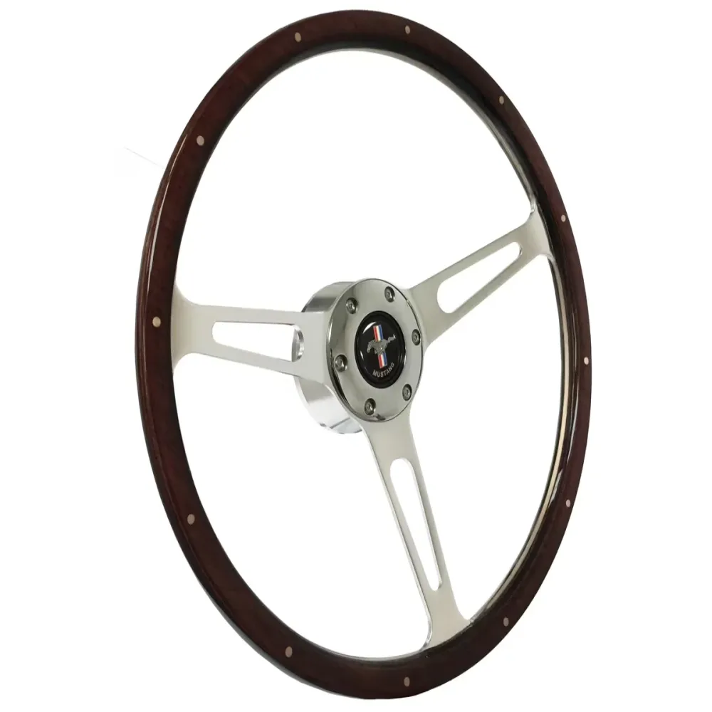 Wood Steering 15 inch 70mm 15"