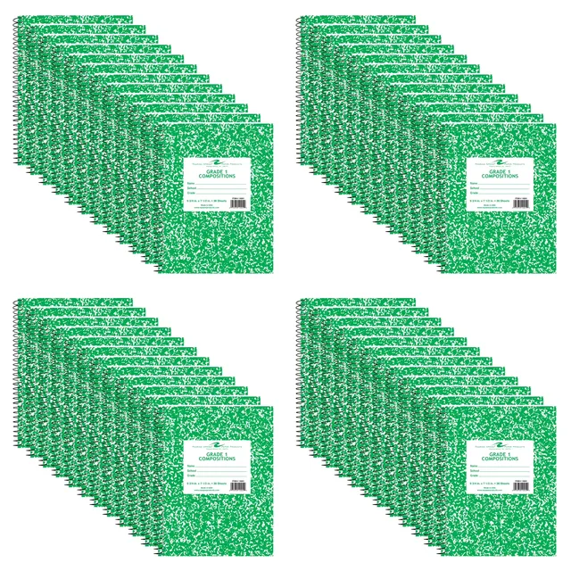 Composition Notebook 9.75" 75" white