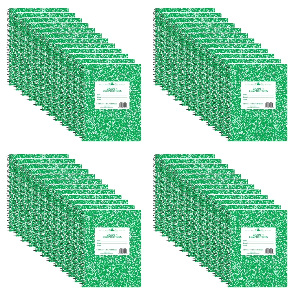 Composition Notebook 9.75" 75" white