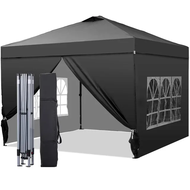 Canopy Tent portable black adjustable