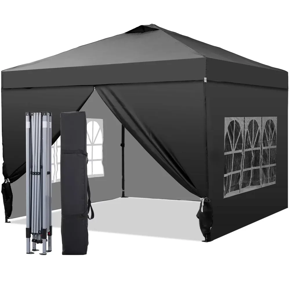 Canopy Tent portable black adjustable