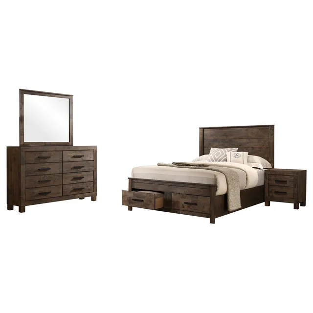 Bedroom brown 79.75 inches 83.75 inches
