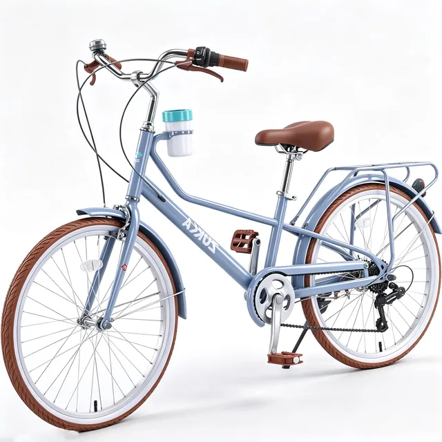 Cruiser Bike 24" adjustable blue