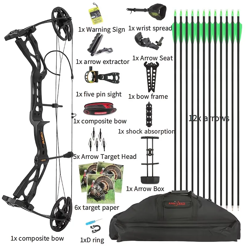 Compound Bow 0-70 lbs 30" adjustable
