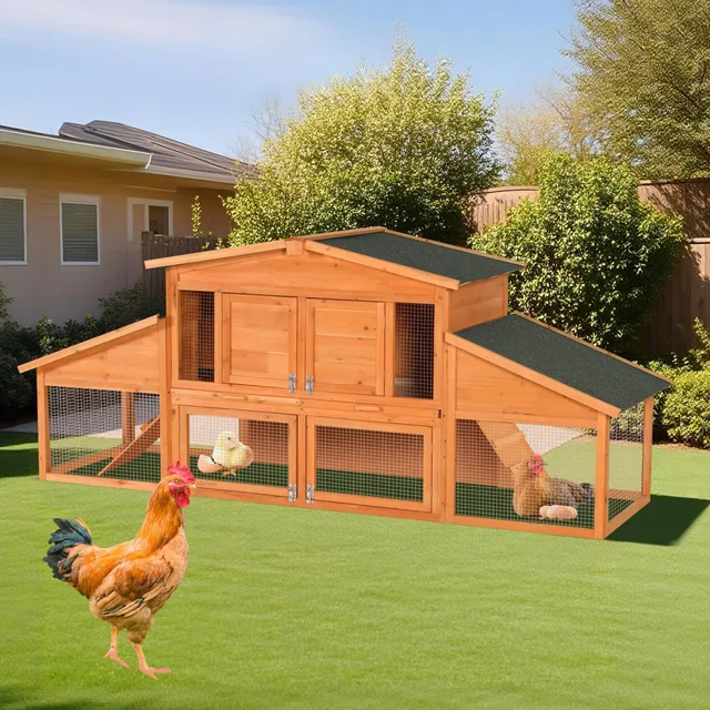 Chicken Coop 91" 90.94" 29.72"