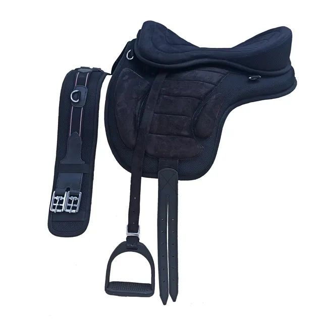 Horse Saddle 10" black 18"