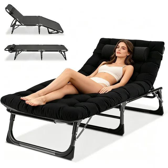 Camping folding black 400 pounds