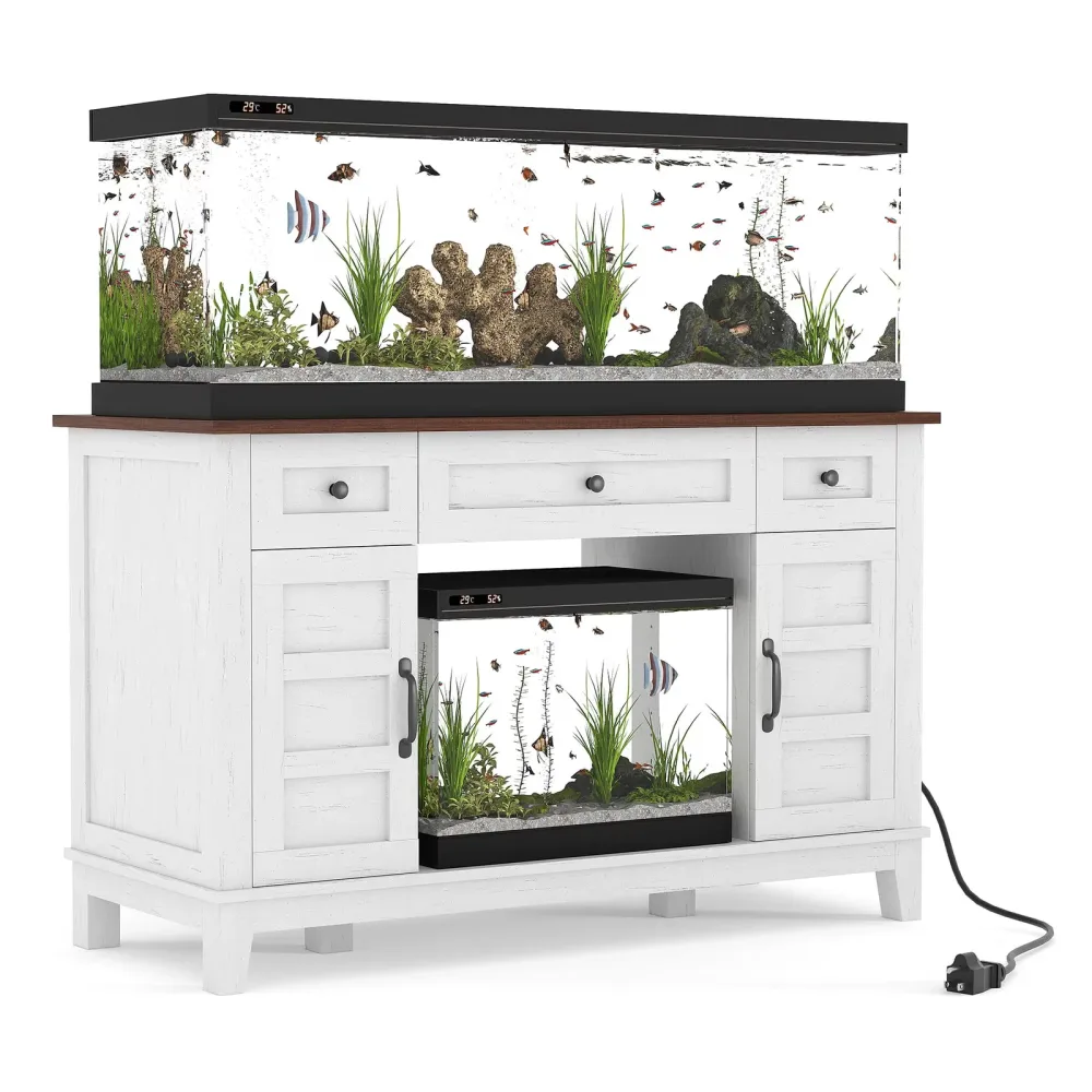 Aquarium Stand 35-55 gallon 1400 lbs adjustable